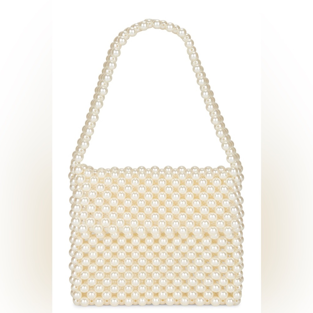 Elegant Pearl Beaded Handbag